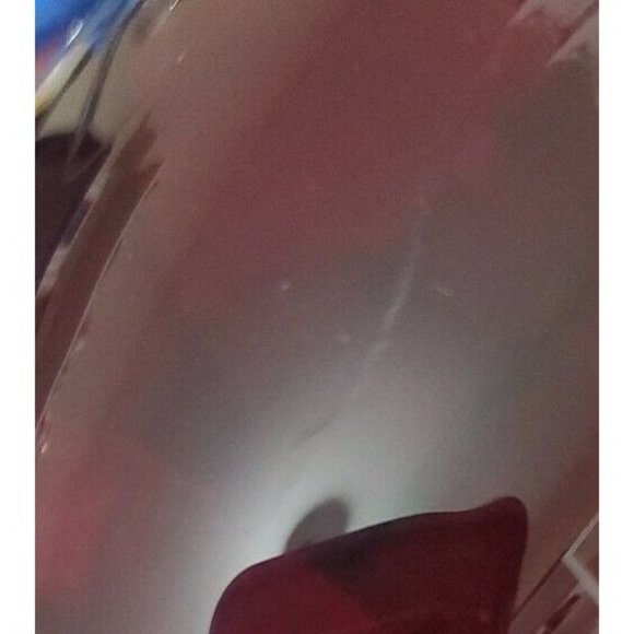 Duncan Miller Ruby Red water wine goblet 5 5/8" blown glass stemware USA - Picture 10 of 10